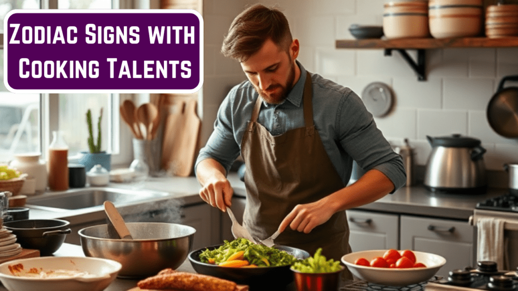 Male Zodiac Signs with Secret Cooking Talents